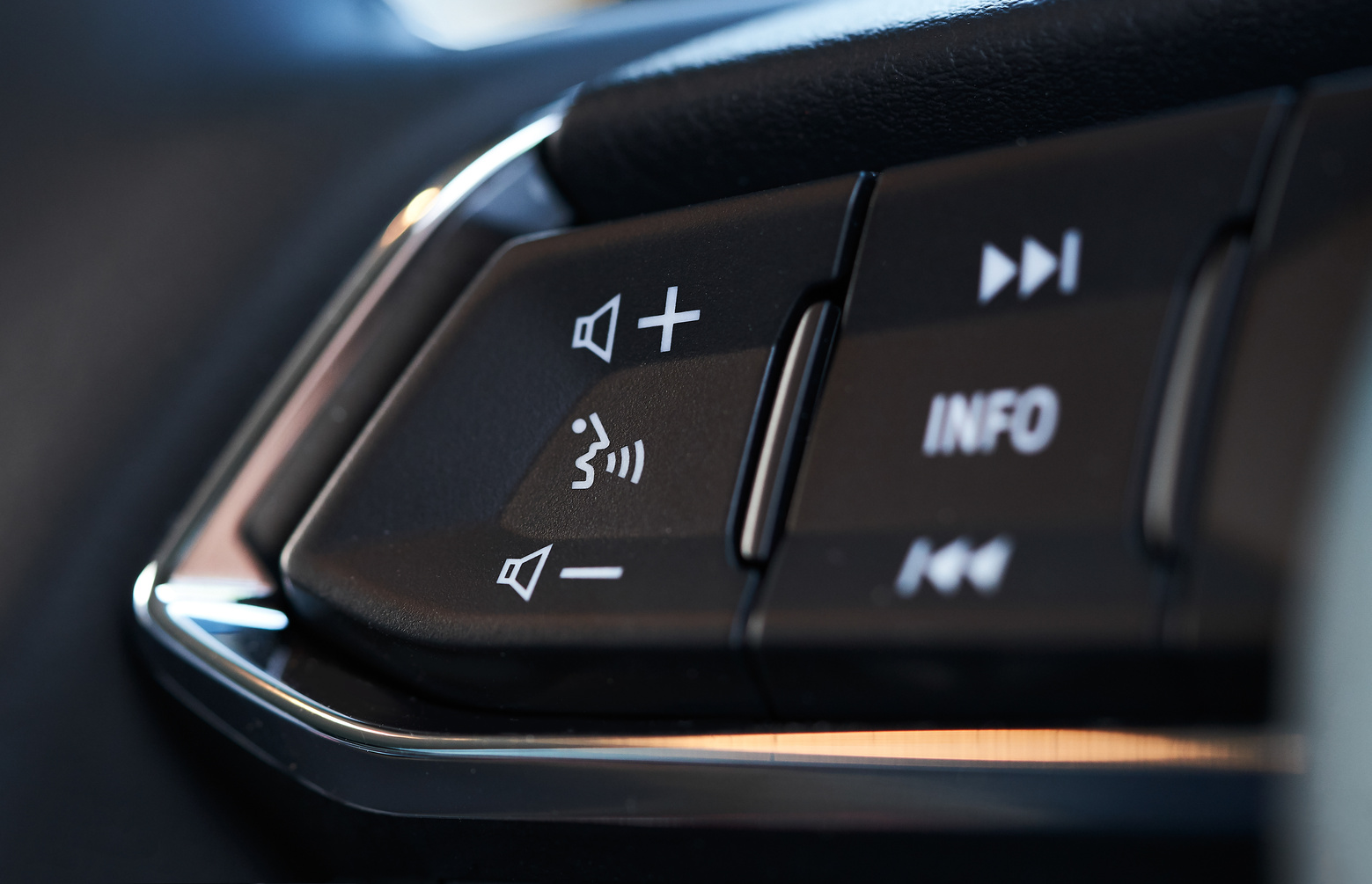 Vehicle interior control buttons